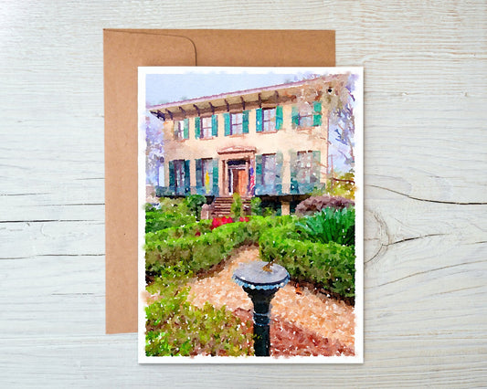 Georgia Greeting Card - Andrew Low House 2