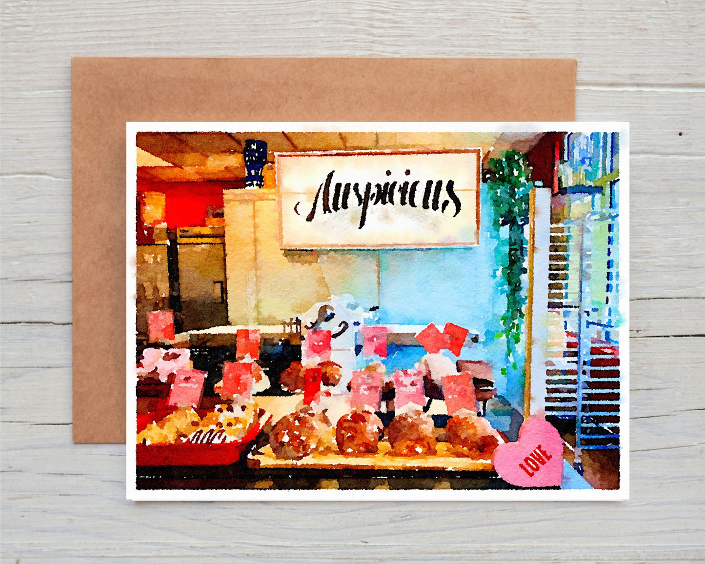 Local Business Greeting Card - Auspicious Baking Company 1