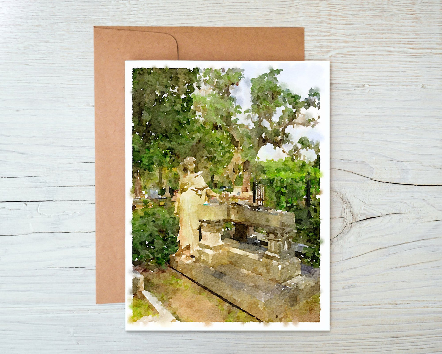 Georgia Greeting Card - Bonaventure Cemetery 1