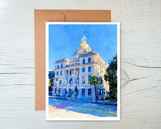 Georgia Greeting Card - City Hall 1