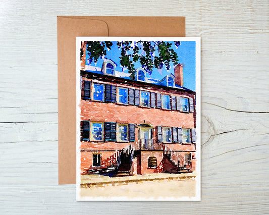 Georgia Greeting Card - Davenport House 1