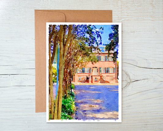 Georgia Greeting Card - Davenport House 2