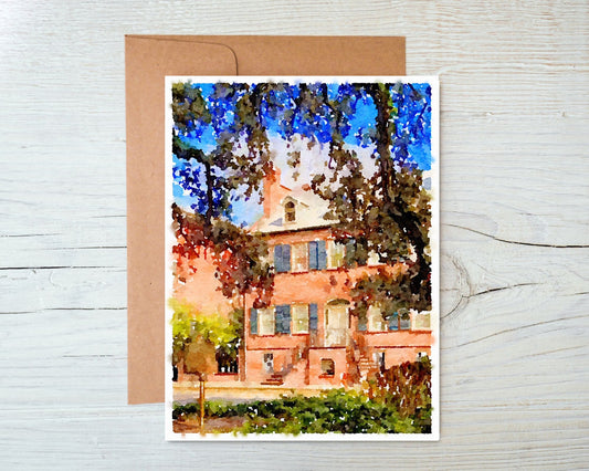 Georgia Greeting Card - Davenport House 3