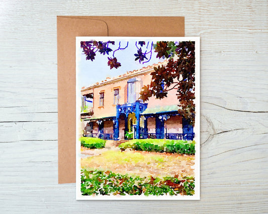 Georgia Greeting Card - Green-Meldrim House