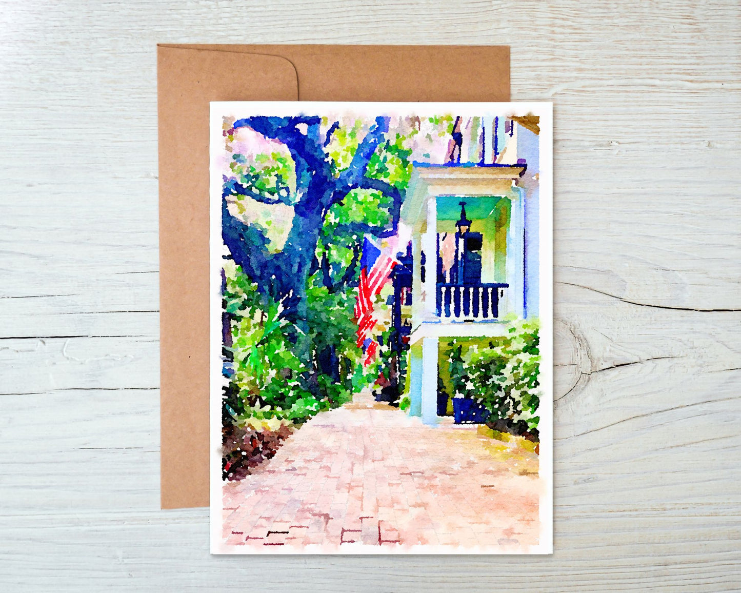 Georgia Greeting Card - Jones Street