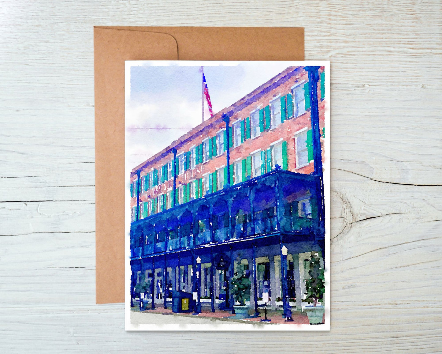 Georgia Greeting Card - Marshall House