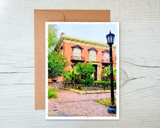 Georgia Greeting Card - Mercer-Williams House 1