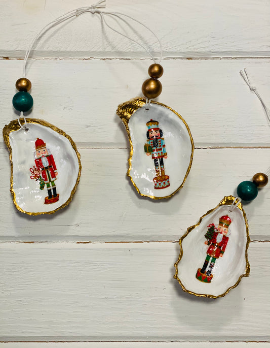 Oyster Shell Ornaments - Nutcracker 2