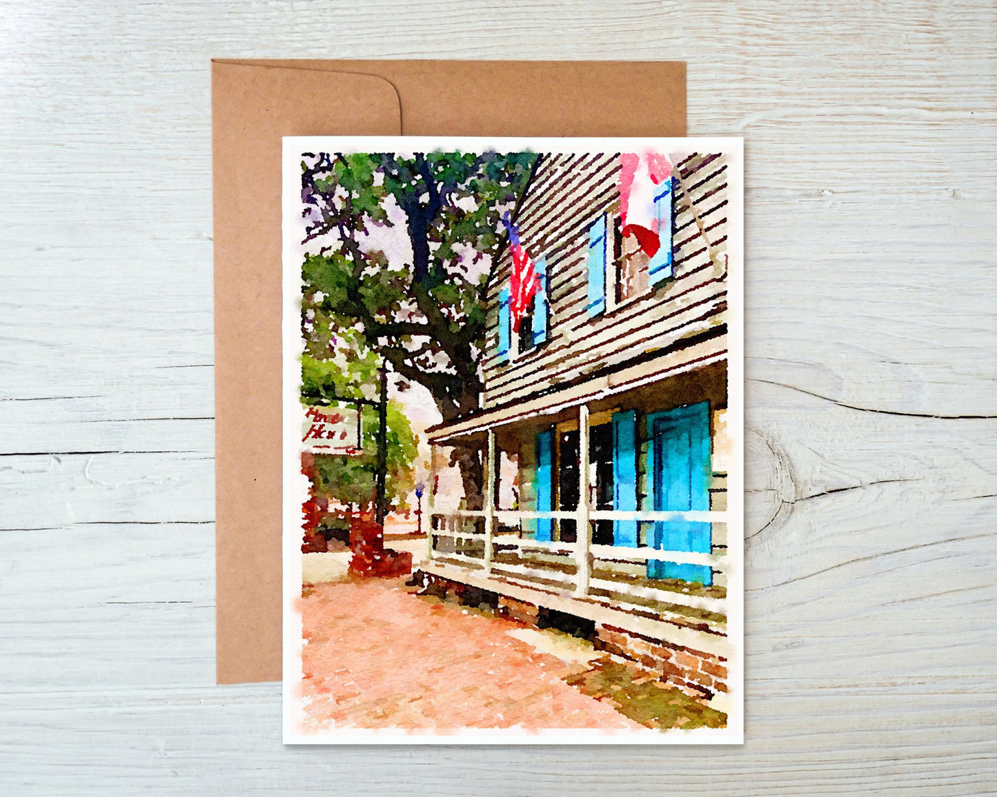 Georgia Greeting Card - Pirates House