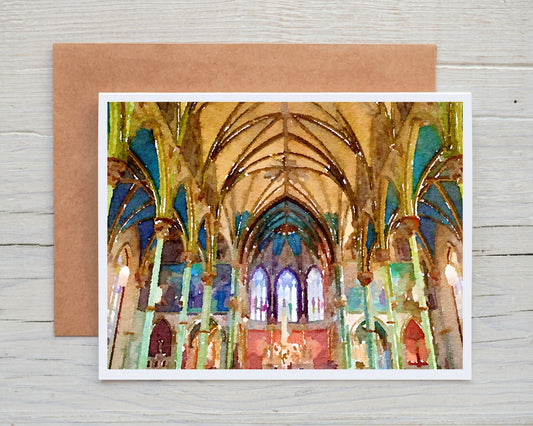 Georgia Greeting Card - St John Cathedral 2